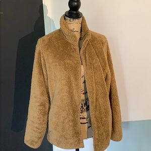 Teddy bear jacket light brown